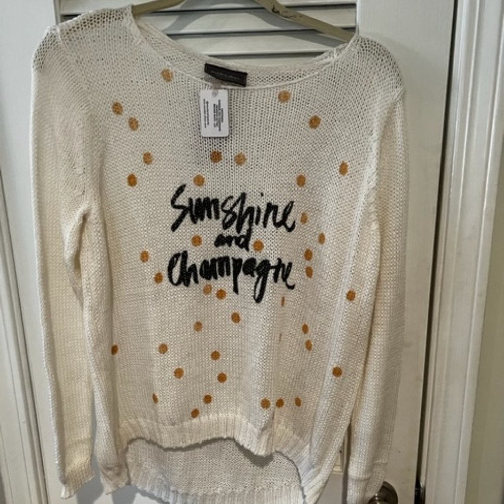 Wooden Ships Sunshine And Champagne Cotton Crew